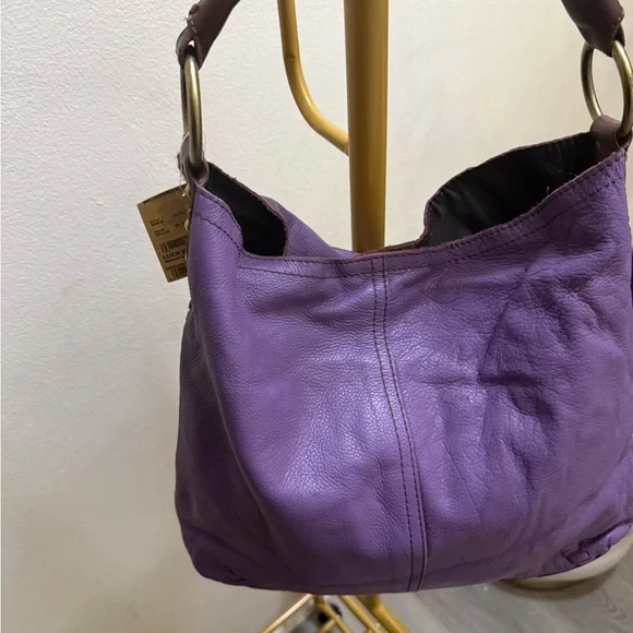 Lucky Brand Purple Leather Women's Bag - Picture 2 of 4